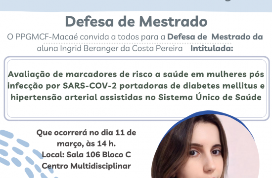 Defesa de Mestrado - Ingrid Beranger da Costa Pereira