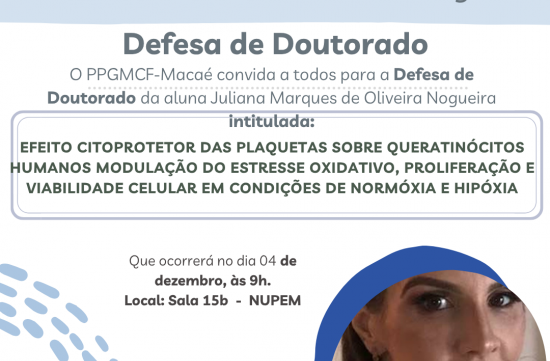 Defesa de Mestrado - Juliana Marques de Oliveira Nogueira