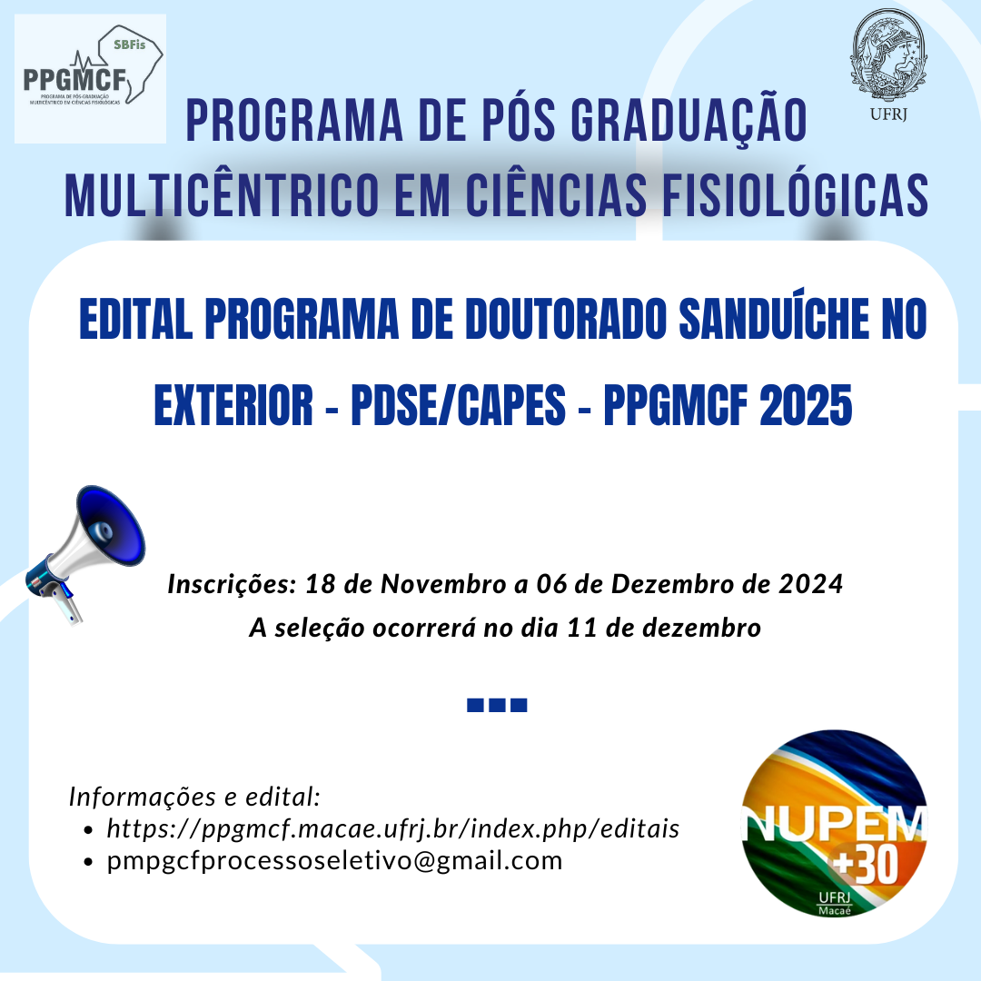 Divulgação Edital PDSE