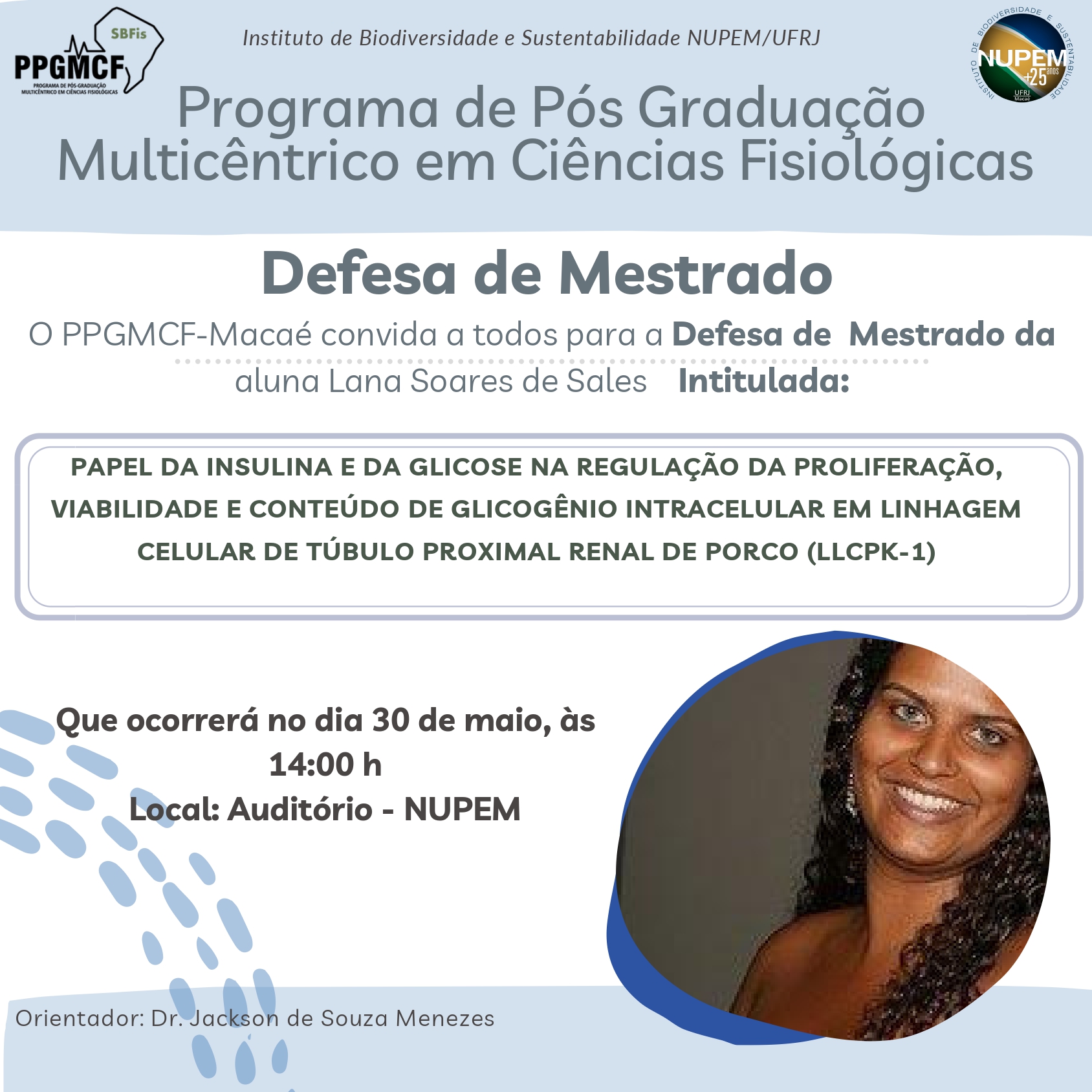 Defesa de Mestrado - Lana Soares de Sales